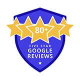 80+ 5 Star Reviews